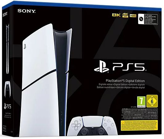 PS5 Console 1TB Digital Slim White
