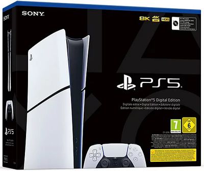 PS5 Console 1TB Digital Slim White