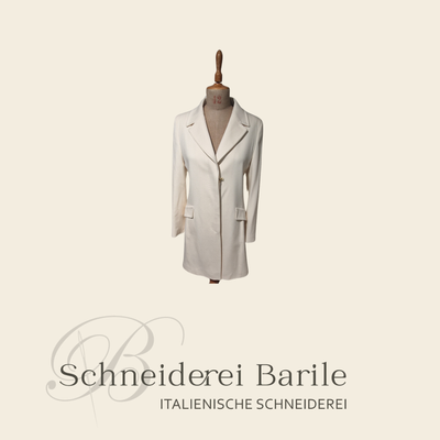 Elegant Damenmantel aus Loro-piana Stoff