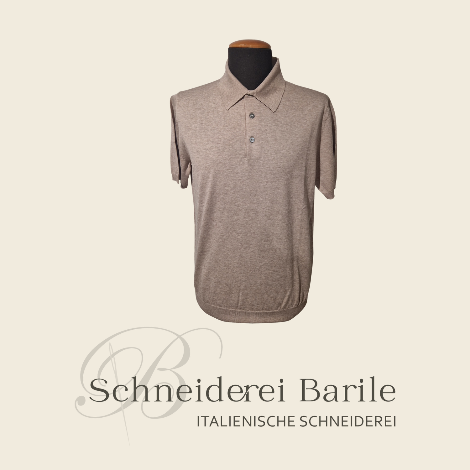 Sommer Poloshirts aus Loro Piana Stoff