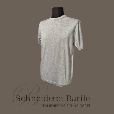 Leichte T-Shirt aus 100 % Baumwolle – Loro Piana Garn – Weiss