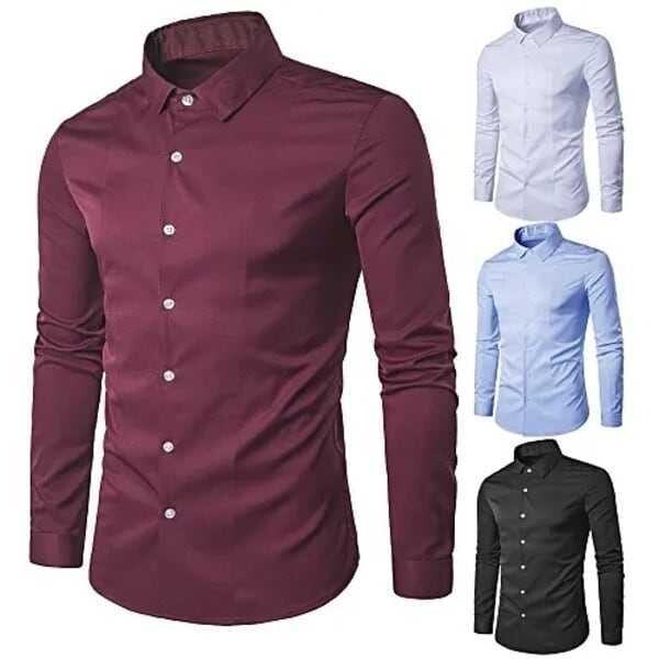 Men’s 4 In 1 Plain Corporate Shirts