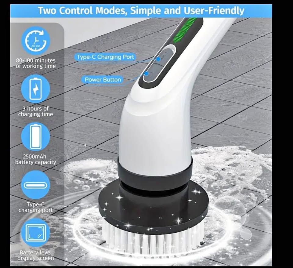2024 Electric Spin Scrubber