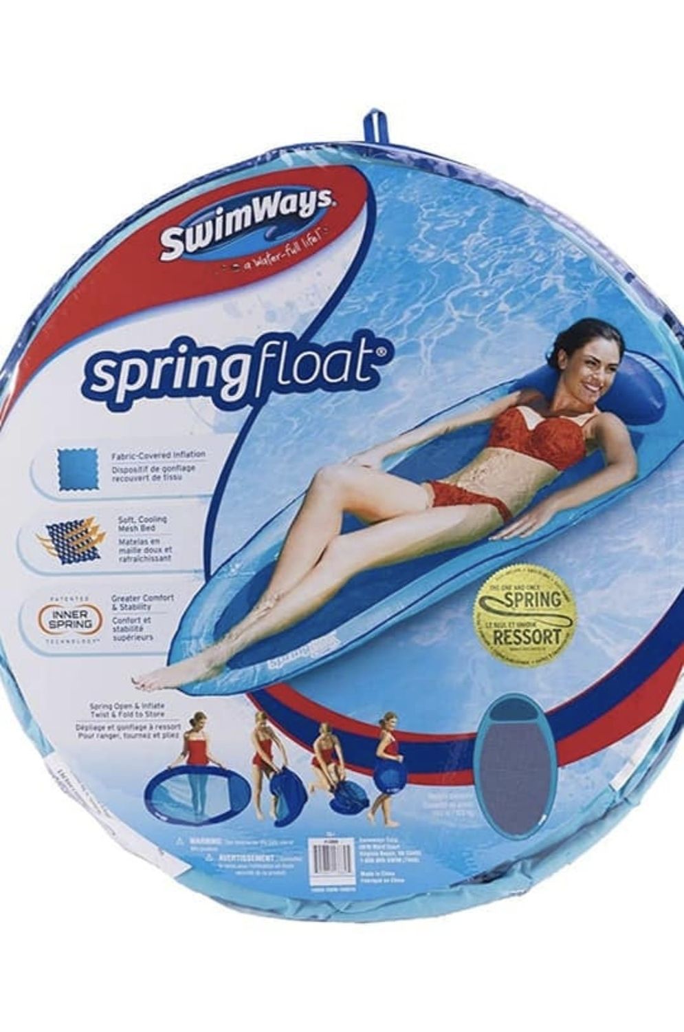 SwimWays Spring Float, Blue