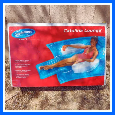 SwimWays Catalina Lounge Water Pool Recliner / Chair / Float