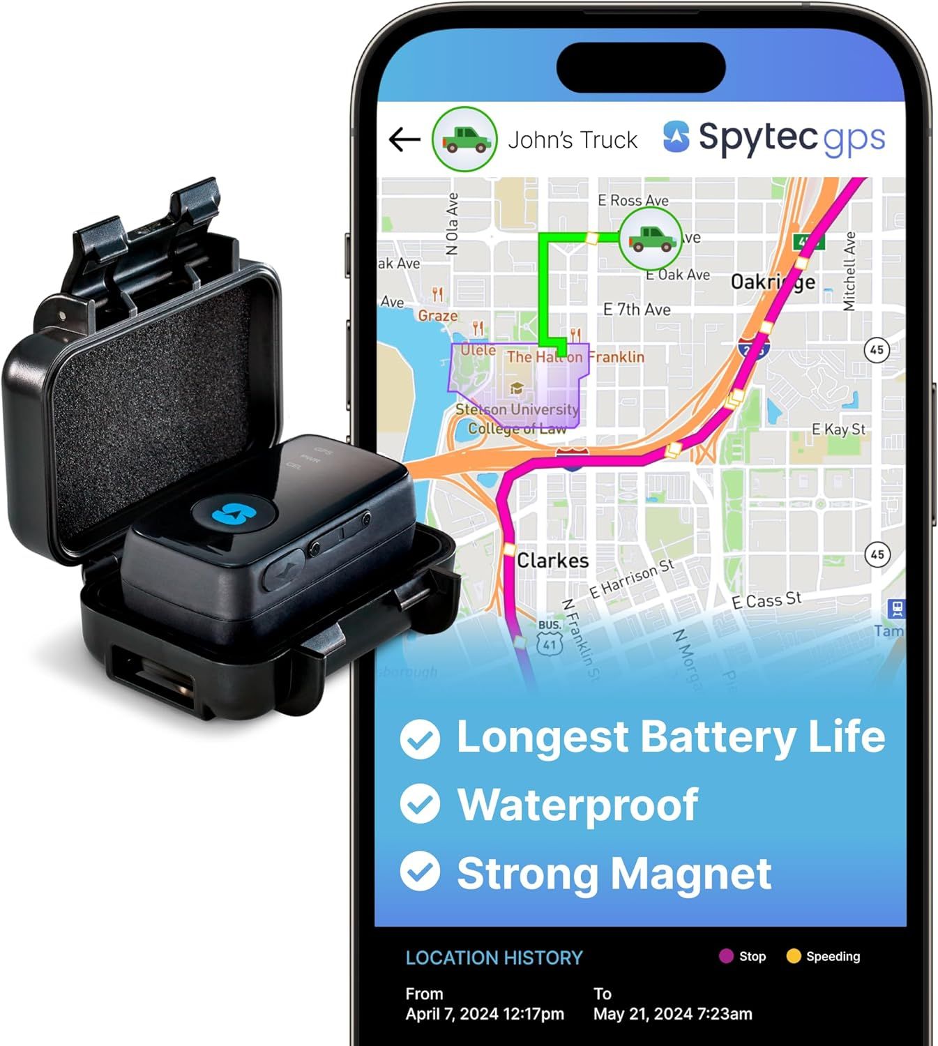 GPS Tracker for Vehicles &amp; Loved Ones