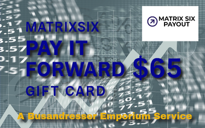 MatrixSix Pay It Forward Gift Card