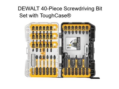 DEWALT 40-Piece Screwdriving Bit Set with ToughCase®