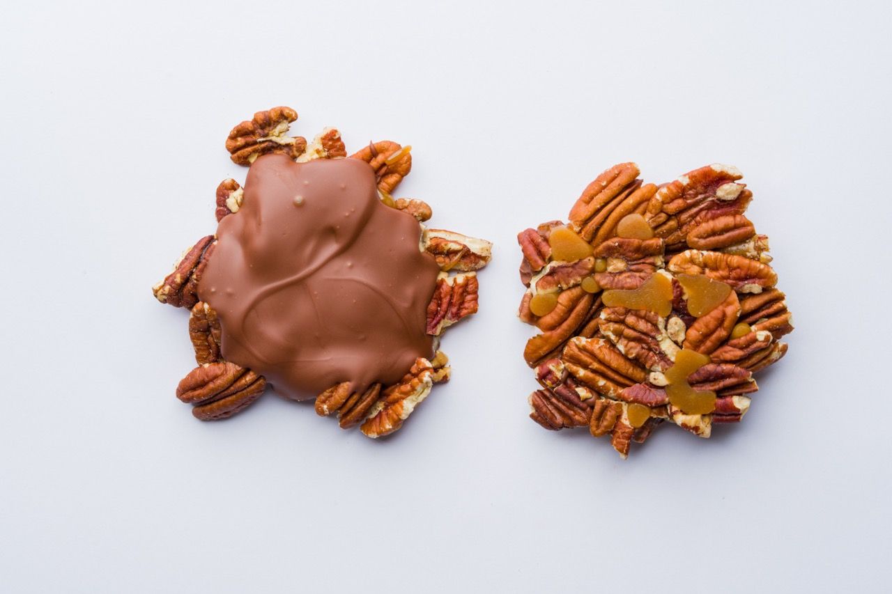 Milk Chocolate Tortoise with Caramel and Pecans