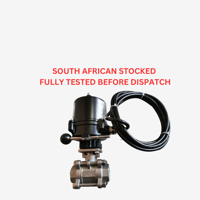 POM40 Heavy Duty Motorized Valve, Ball Type, 1000 psi (69 Bar)- Dual Voltage Electric Actuator 1/2&quot; (DN15) to 1 1/4&quot;(DN32)