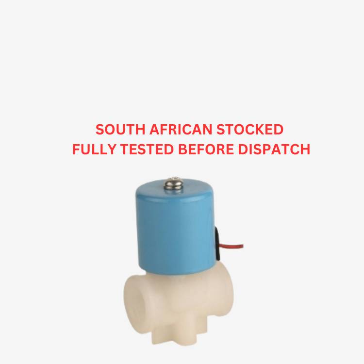 PWS22 Plastic Polyprop 1/4&quot; (2.5mm Orifice) Water Dispenser Solenoid Valve (Normally Closed -N/C)