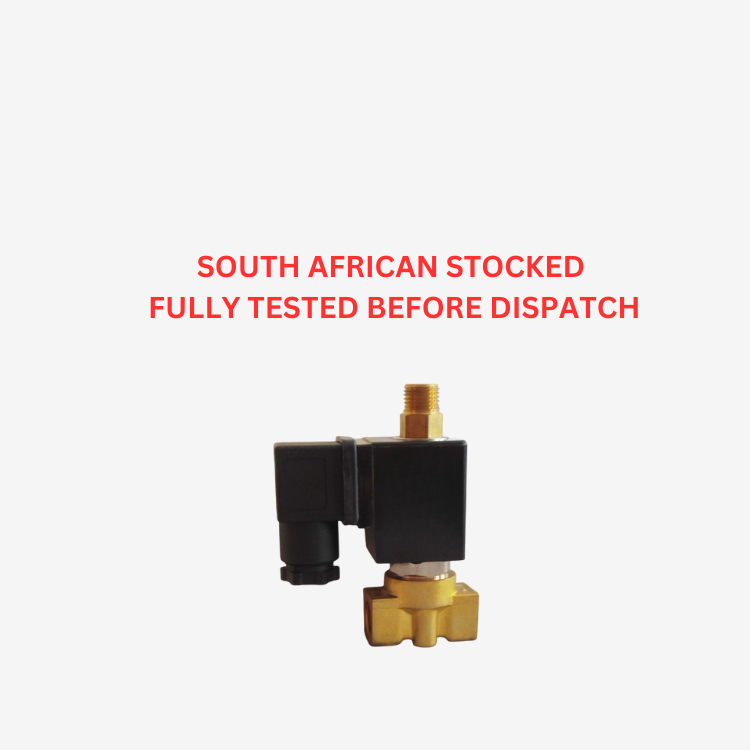 VLV22 Brass Solenoid Valve, 1/4&quot; (1.5mm Orifice) Normally Closed, 2/2 Way