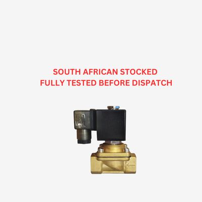 PMO22 1/2&quot; (15mm), Normally Closed Brass Solenoid Valve, 24VDC, NBR Seal