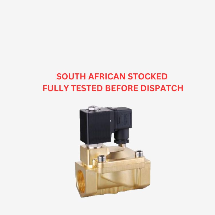 PDS22 Normally Closed Brass Industrial Electric Solenoid Valve - VITON