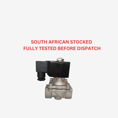 P2W22 Normally Closed SS304 Industrial Electric Solenoid Valve - VITON