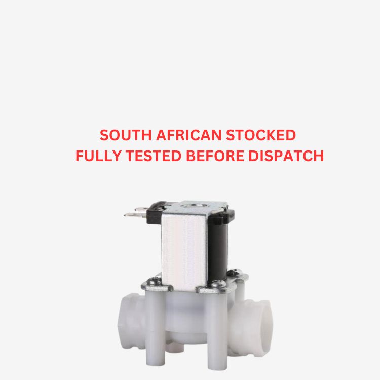 PM-17 Plastic POM 1/2&quot; Normally Closed Solenoid Valve - 8 Bar (24VDC Only)