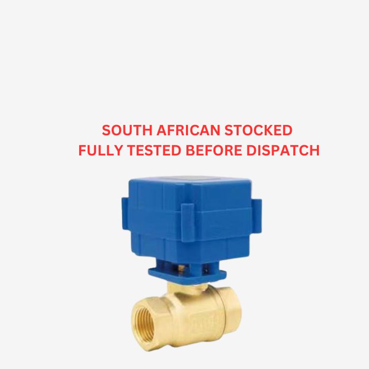 PFA - 3/4&quot; Motorized Valve -Normal open (For load shedding) OR Closed (Complete assembled IP65-Waterproof Outdoors) -For Clean Water