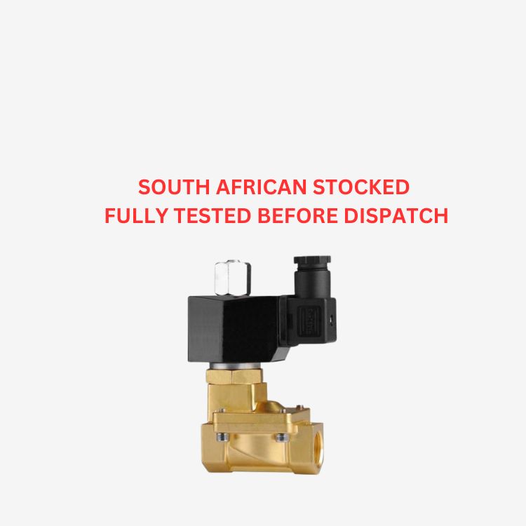 PLP Brass, Normally Open Solenoid Valve - VITON - (Not for Loadshedding)