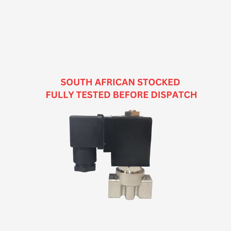 PLM22 1/4&quot; Full Industrial SS 316 &amp; Viton Series Valves, Normally Closed, Direct Acting Solenoid Valve