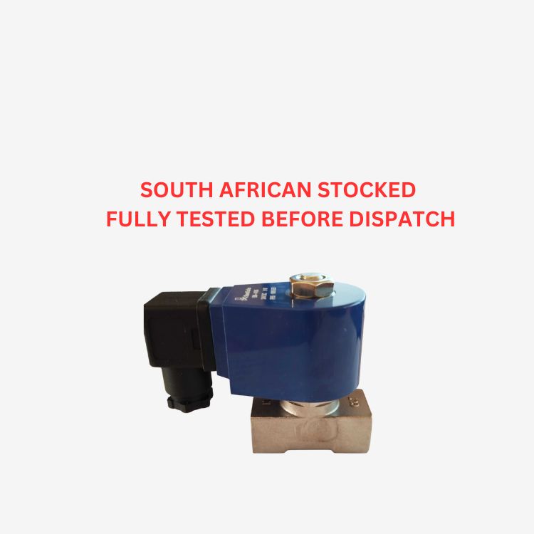 PLMS22 3/8&quot; (6mm Orifice), SS304 Normally Closed Solenoid Valve, Energy Saving (50 Degrees C)