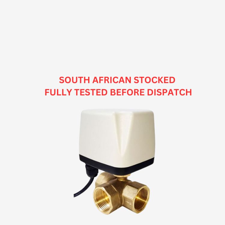 PAV 3-Way 1 1/2&quot; Motorized Valve- 3 Wire- IP54-(Not Waterproof -Indoor use or in an Enclosure) - For Clean Water