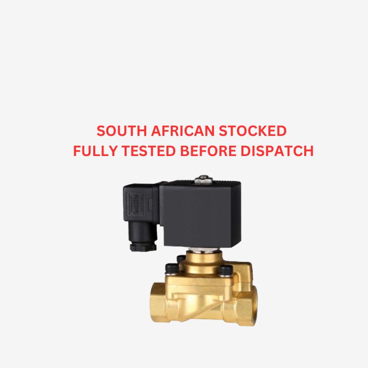 PLGA 1/2&quot; Brass, Normally Closed/Normally Open, High Pressure Solenoid Valve, 50 Bar - VITON