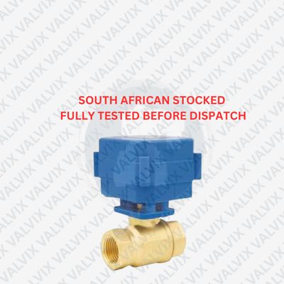 PFA - 3/4&quot; Motorized Valve -Normal open (For load shedding) OR Closed (Complete assembled IP65-Waterproof Outdoors) -For Clean Water
