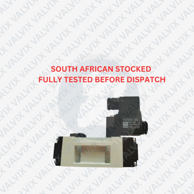 YPC ISO1 Valve SIV411-IP - 5 Port 2 Position - with Coil &amp; DIN Plug