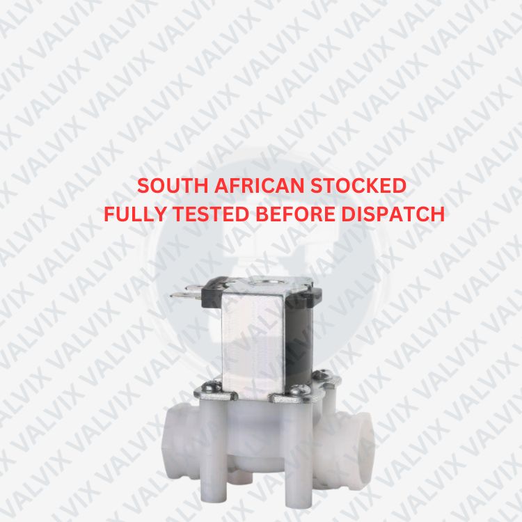 PM-17 Plastic POM 1/2&quot; Normally Closed Solenoid Valve - 8 Bar (24VDC Only)