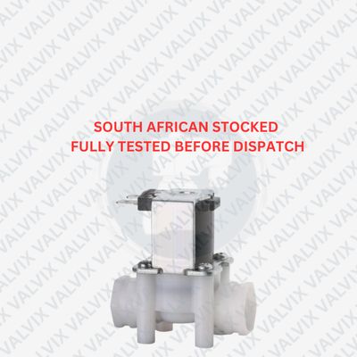 PM-17 Plastic POM 1/2&quot; Normally Closed Solenoid Valve - 8 Bar (24VDC Only)