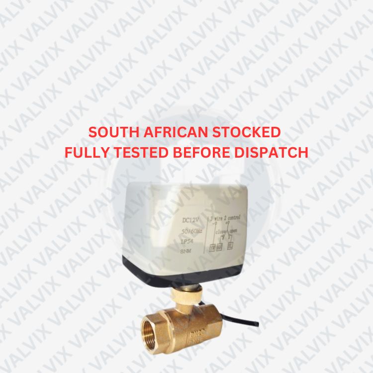 PAV 2-Way 1/2&quot; to 2&quot; Motorized Valve- 3 Wire - IP54-(Not Waterproof -Indoor use or in an Enclosure) - For Clean Water