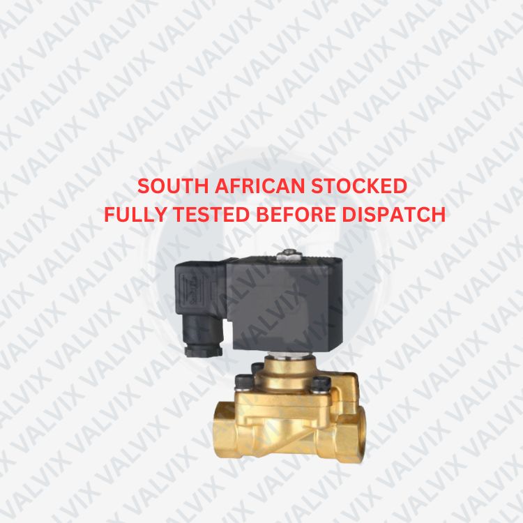 PLGA 1/2&quot; Brass, Normally Closed/Normally Open, High Pressure Solenoid Valve, 50 Bar - VITON