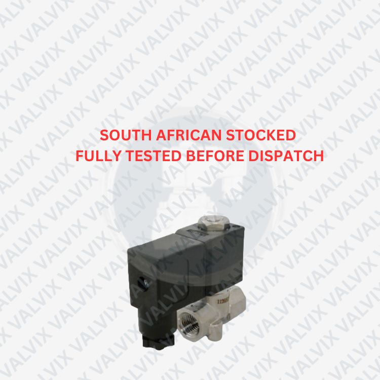 PLM222 Mini Stainless Steel 316 +VITON Seal, Direct Acting (NC) Solenoid Valve