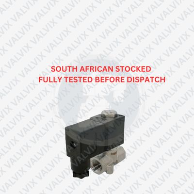 PLM222 Mini Stainless Steel 316 +VITON Seal, Direct Acting (NC) Solenoid Valve