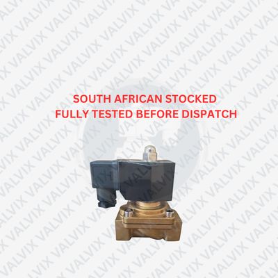 VXS22 Normally Closed Solenoid Valve, Brass 3/4&quot; (20mm), 1 1/2&quot; (40mm)