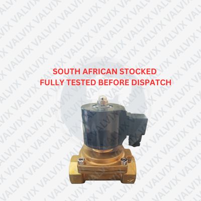 VXS22 Normally Closed Solenoid Valve, Brass ,1 1/2" (40mm)