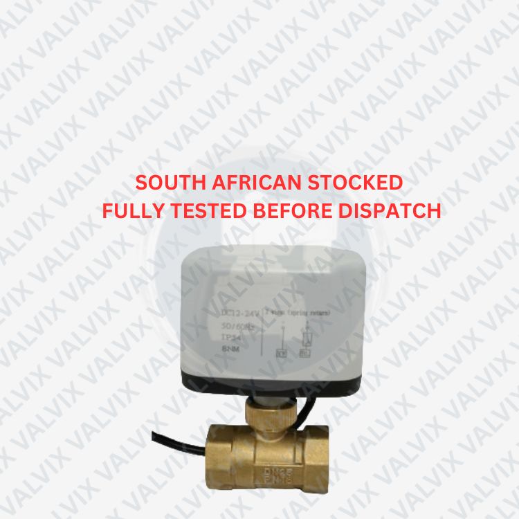 PAC54 - 1/2" &amp; 3/4" &amp; 1"  2 Way Motorized Valve Normally Closed -2 Wire (Fail-safe Return Close IP54) - For Clean Water