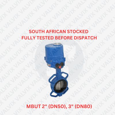 POM50 Motorized Butterfly Valve - 2"(DN50) to 3" (DN80) - Ready to Build - E-mail: sales@valvix.co.za