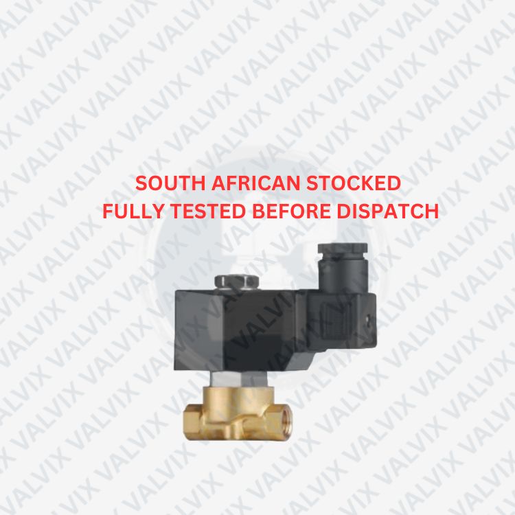 PZA22 1/4" High Flow Rate, Normally Closed, Brass Solenoid Valve