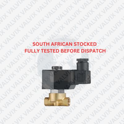 PZA22 1/4" High Flow Rate, Normally Closed, Brass Solenoid Valve