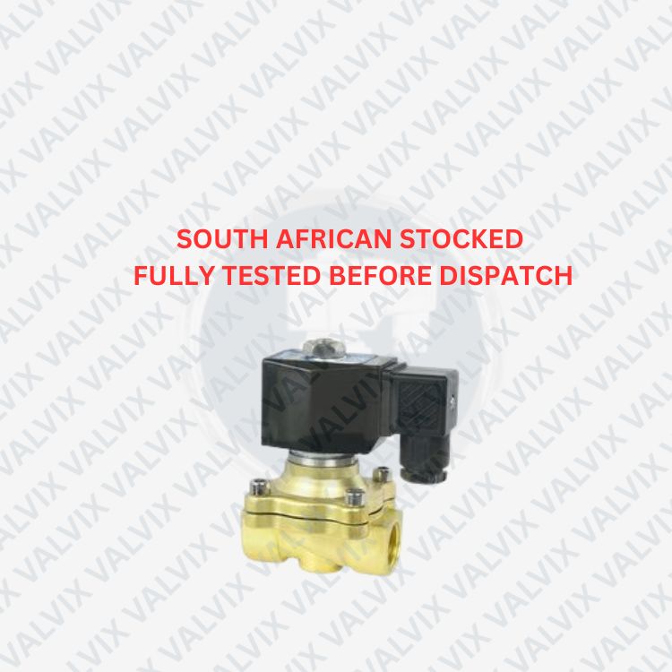 P2W22 Normally Closed Brass Industrial Solenoid Valve - VITON