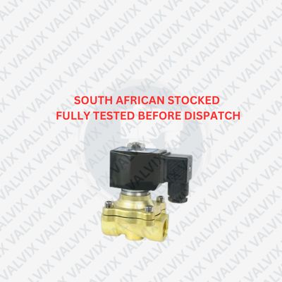 P2W22 Normally Closed Brass Industrial Solenoid Valve - VITON