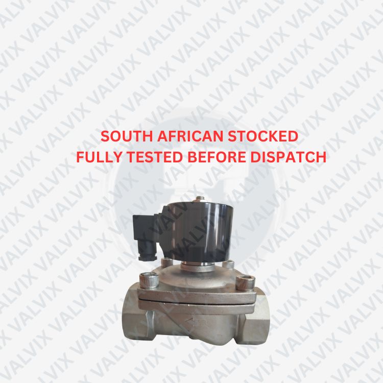 PQ22 1 1/4" 32mm Stainless Steel, Normally Closed Solenoid Valve