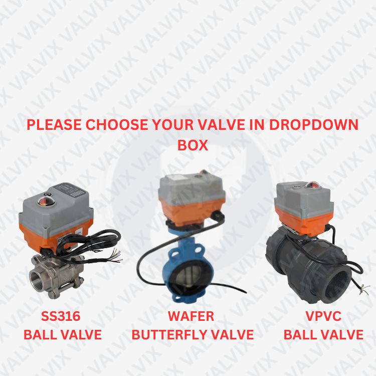 POM120 On/Off Electric Actuator -Ready to Build - E-mail: sales@valvix.co.za