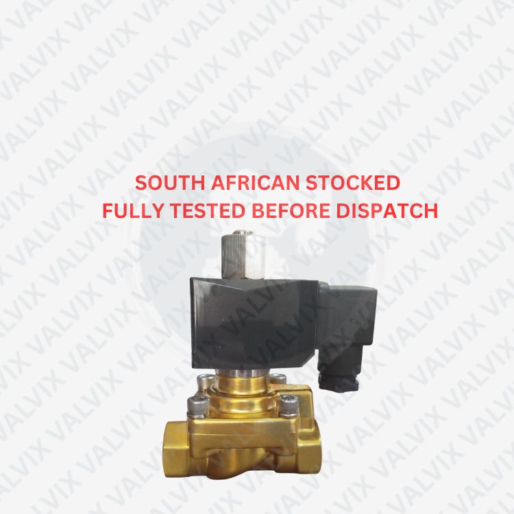 PLGA 1/2" Brass, Normally Open, High Pressure Solenoid Valve, 50 Bar - VITON