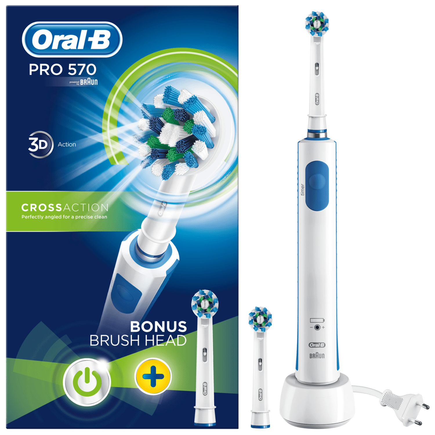 ORAL-B PRO 570 ELECTRIC TOOTHBRUSH