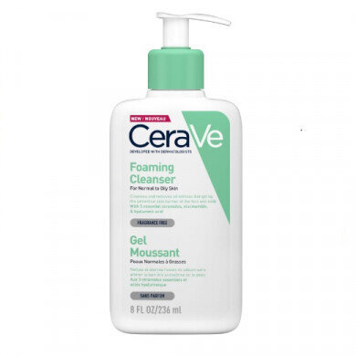 CERAVE FOAMING CLEANSER FOR NORMAL TO OILY SKIN