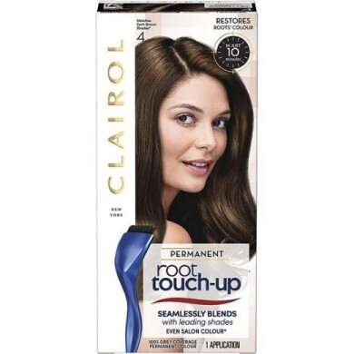 CLAIROL ROOT TOUCH-UP 4 MATCHES DARK BROWN SHADES