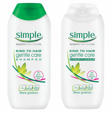 SIMPLE KIND TO HAIR GENTLE HAIR SHAMPOO & CONDITIONER