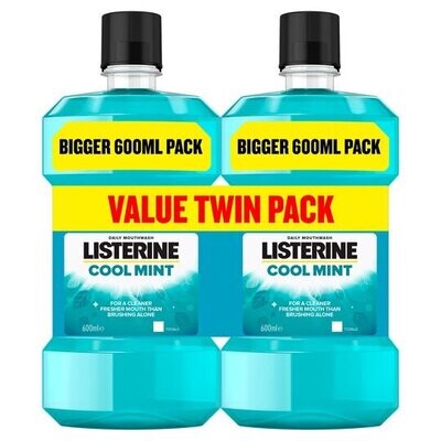 LISTERINE COOL MINT VALUE TWIN PACK LISTERINE COOL MINT VALUE TWIN PACK